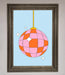 Disco Ball Pink Framed Poster - Hi Society