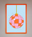 Disco Ball Pink Framed Poster - Hi Society