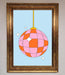 Disco Ball Pink Framed Poster - Hi Society