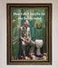 Dont Do Charlie In The Bathroom Framed Poster - Hi Society