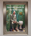 Dont Do Charlie In The Bathroom Framed Poster - Hi Society