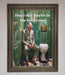 Dont Do Charlie In The Bathroom Framed Poster - Hi Society