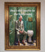 Dont Do Charlie In The Bathroom Framed Poster - Hi Society