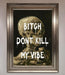 Dont Kill My Vibe Rude Framed Wall Art - Hi Society