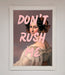 Don'T Rush Me Please Framed Poster - Hi Society