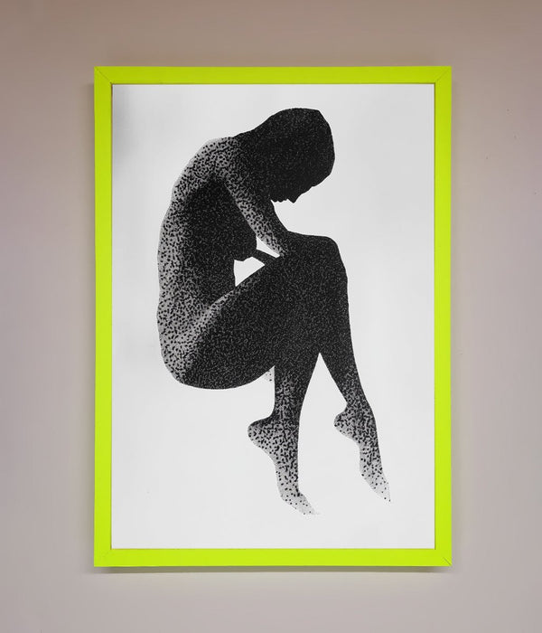Dotted Figure Framed Poster - Hi Society