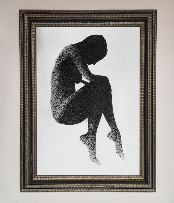 Dotted Figure Framed Poster - Hi Society