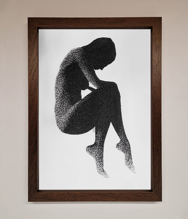 Dotted Figure Framed Poster - Hi Society