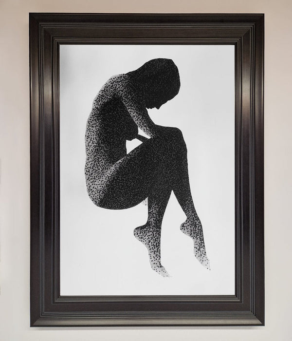 Dotted Figure Framed Poster - Hi Society