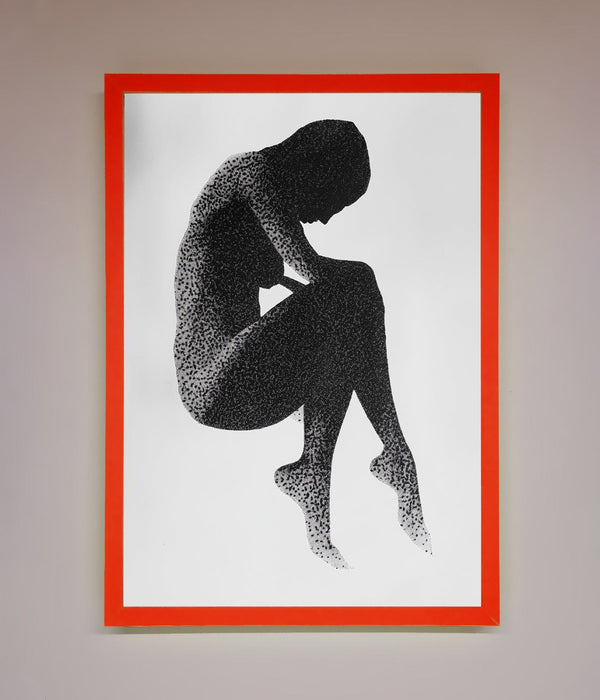 Dotted Figure Framed Poster - Hi Society