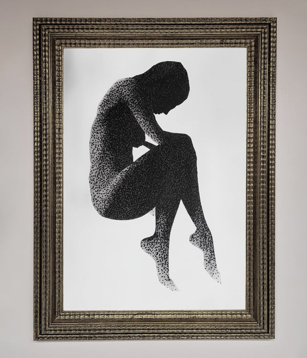 Dotted Figure Framed Poster - Hi Society
