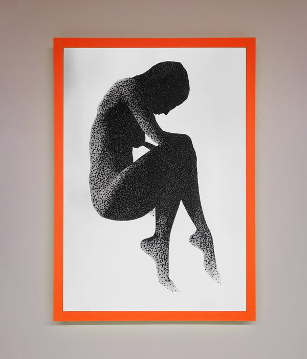 Dotted Figure Framed Poster - Hi Society