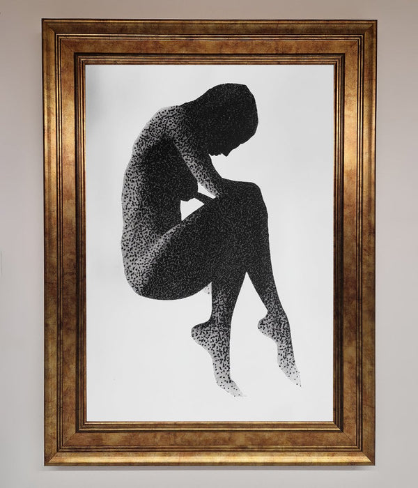 Dotted Figure Framed Poster - Hi Society