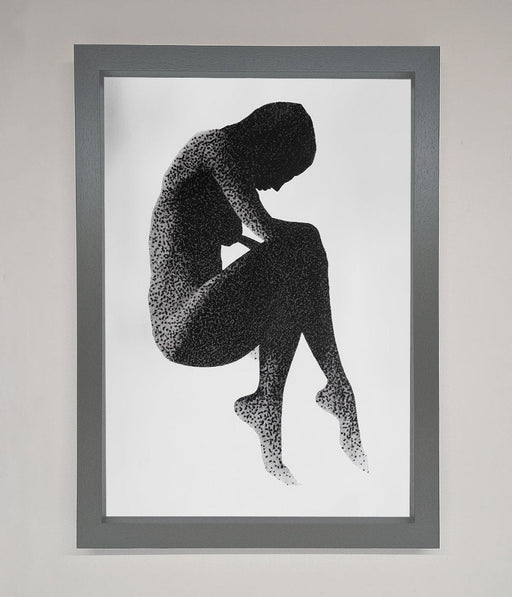 Dotted Figure Framed Poster - Hi Society