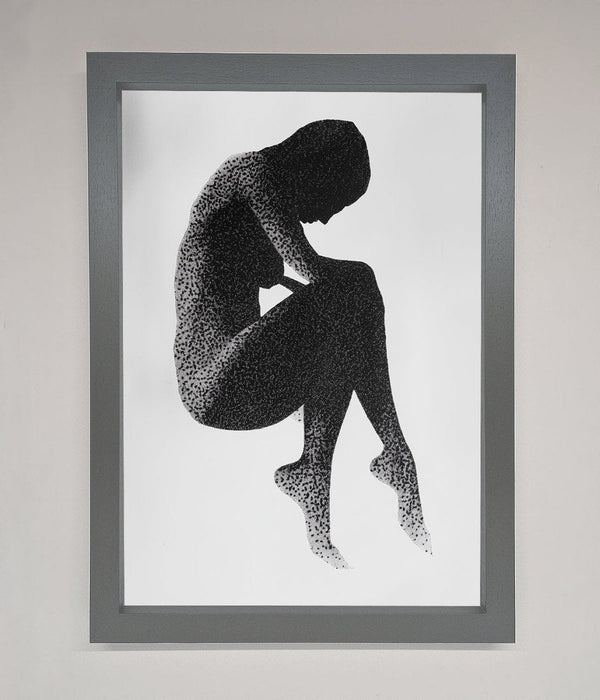 Dotted Figure Framed Poster - Hi Society