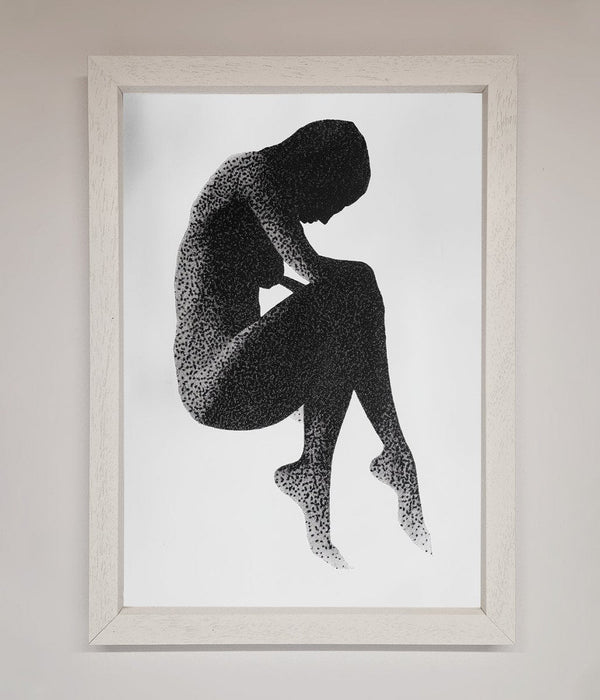 Dotted Figure Framed Poster - Hi Society