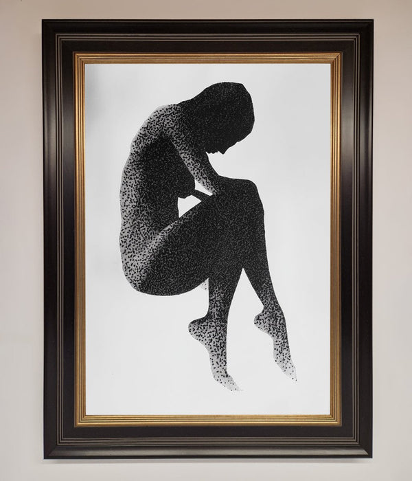 Dotted Figure Framed Poster - Hi Society
