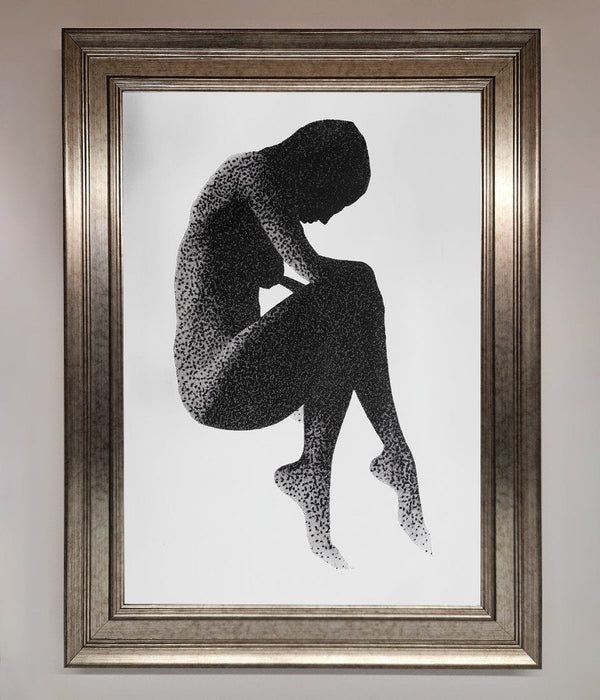 Dotted Figure Framed Poster - Hi Society