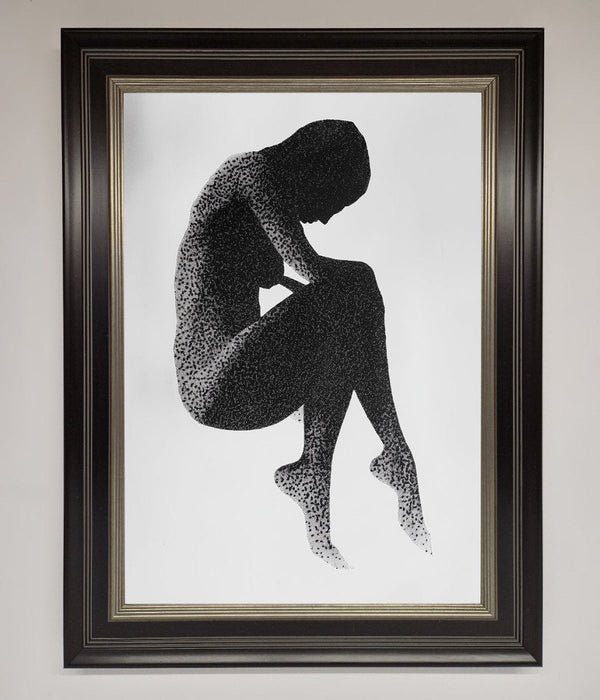 Dotted Figure Framed Poster - Hi Society