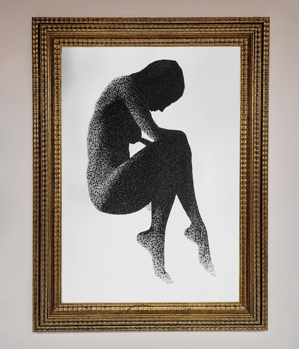 Dotted Figure Framed Poster - Hi Society