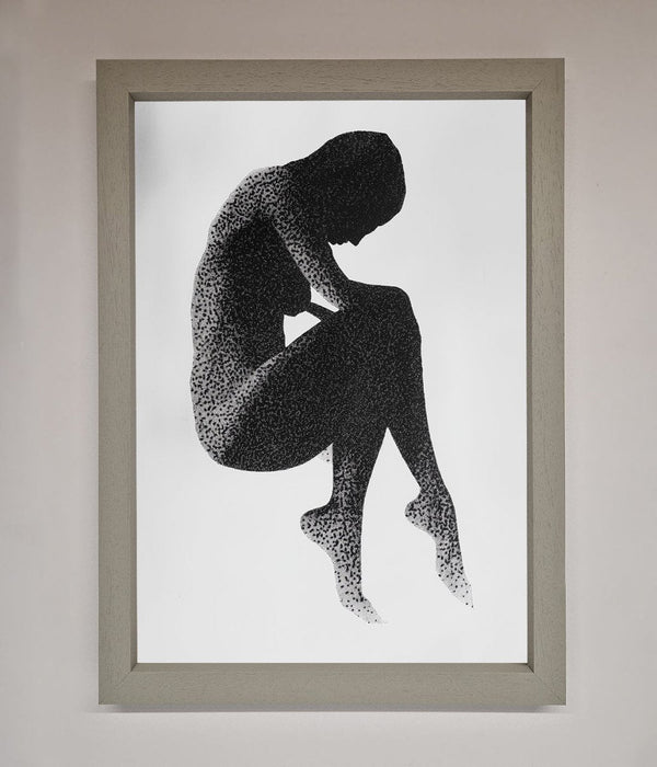 Dotted Figure Framed Poster - Hi Society
