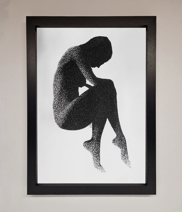 Dotted Figure Framed Poster - Hi Society