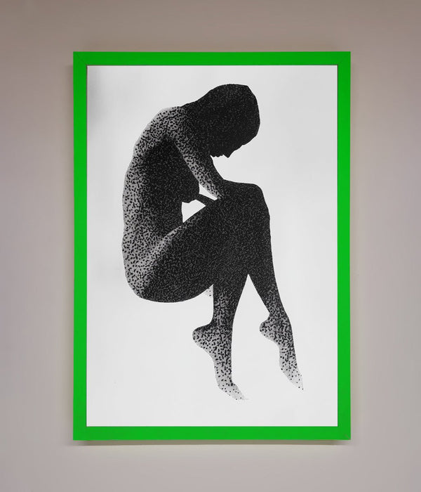 Dotted Figure Framed Poster - Hi Society