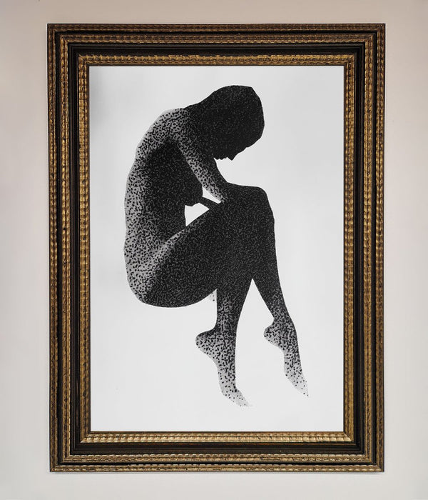 Dotted Figure Framed Poster - Hi Society