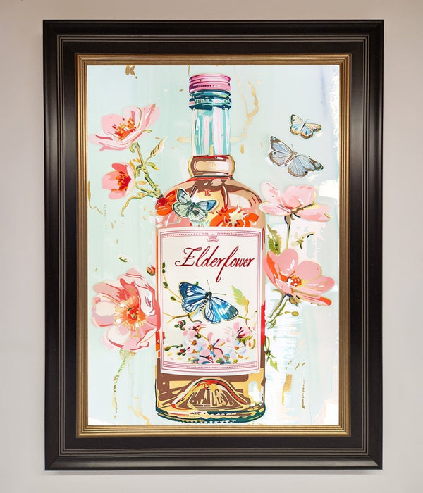 Elderflower Wine Framed Wall Art - Hi Society