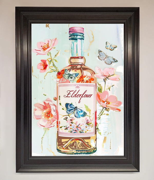 Elderflower Wine Framed Wall Art - Hi Society