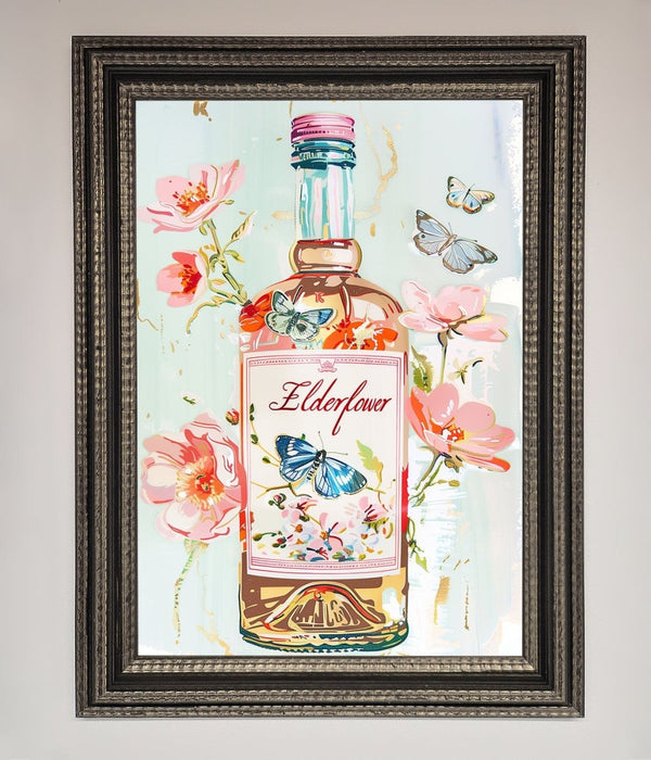 Elderflower Wine Framed Wall Art - Hi Society
