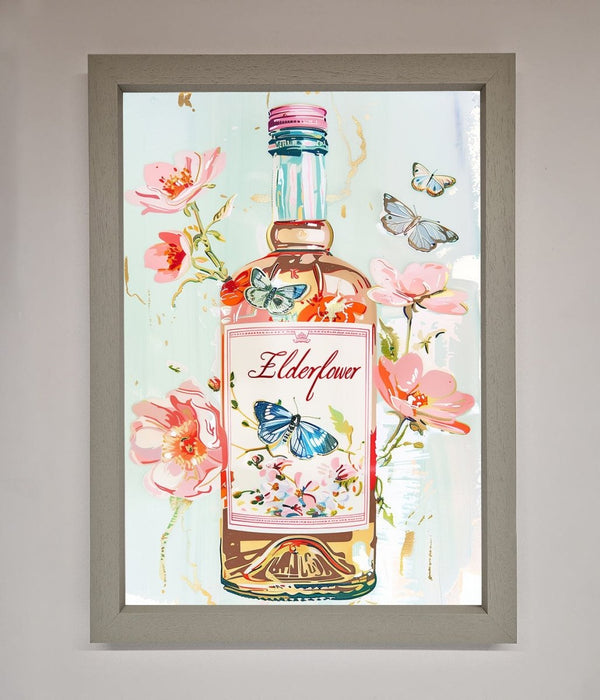 Elderflower Wine Framed Wall Art - Hi Society