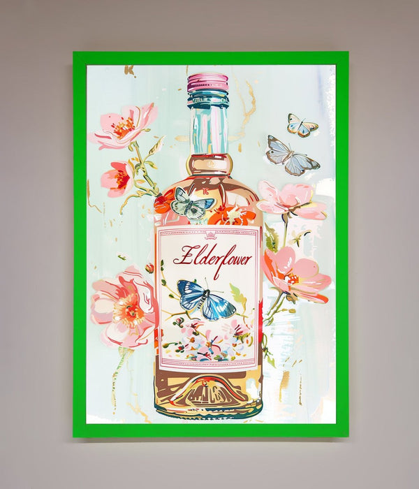 Elderflower Wine Framed Wall Art - Hi Society