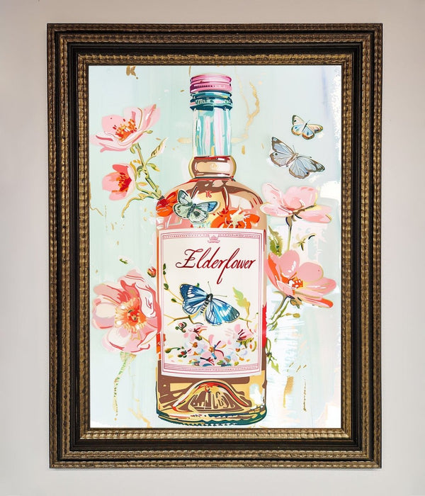 Elderflower Wine Framed Wall Art - Hi Society