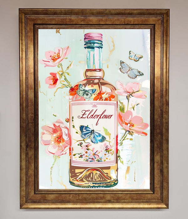 Elderflower Wine Framed Wall Art - Hi Society