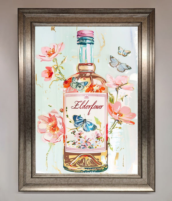 Elderflower Wine Framed Wall Art - Hi Society
