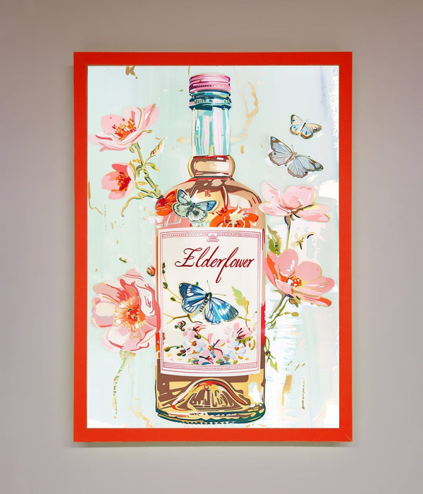 Elderflower Wine Framed Wall Art - Hi Society