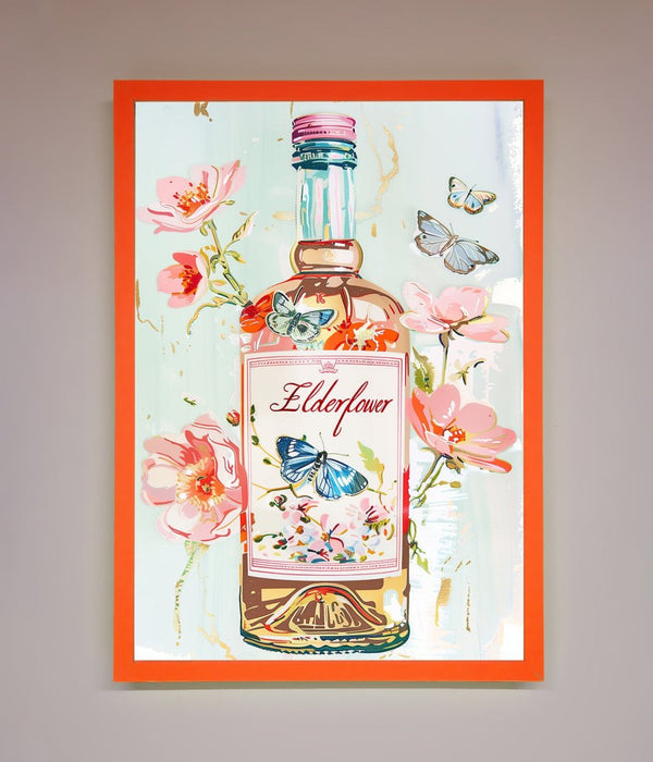 Elderflower Wine Framed Wall Art - Hi Society