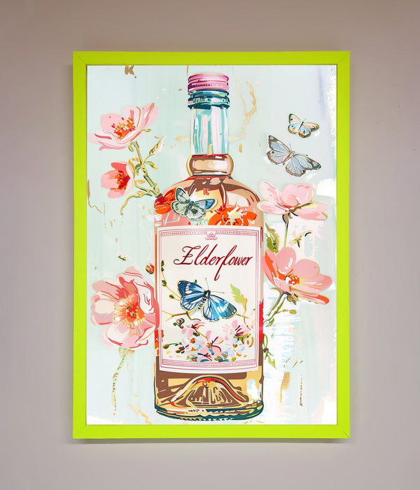 Elderflower Wine Framed Wall Art - Hi Society