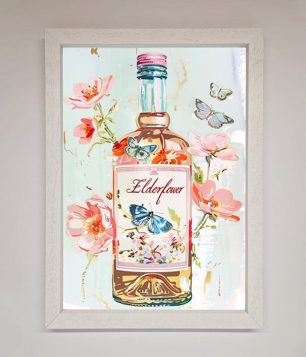 Elderflower Wine Framed Wall Art - Hi Society