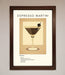 Espresso Martini Cocktail Framed Print - Hi Society