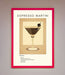 Espresso Martini Cocktail Framed Print - Hi Society
