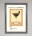 Espresso Martini Cocktail Framed Print - Hi Society