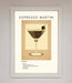 Espresso Martini Cocktail Framed Print - Hi Society