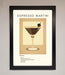 Espresso Martini Cocktail Framed Print - Hi Society