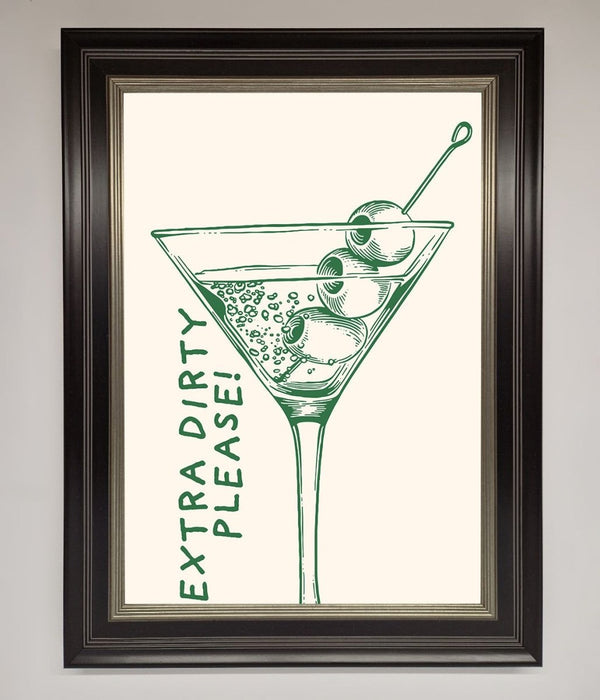 Extra Dirty Please Framed Poster - Hi Society