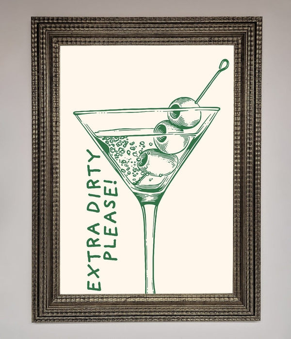 Extra Dirty Please Framed Poster - Hi Society