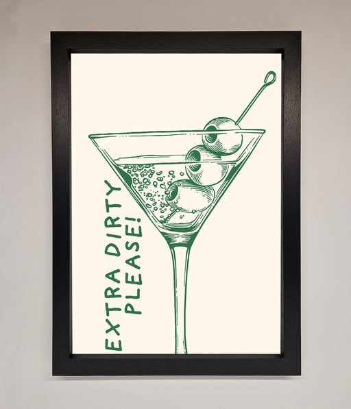 Extra Dirty Please Framed Poster - Hi Society