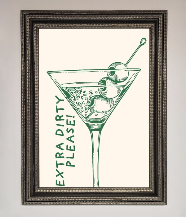 Extra Dirty Please Framed Poster - Hi Society