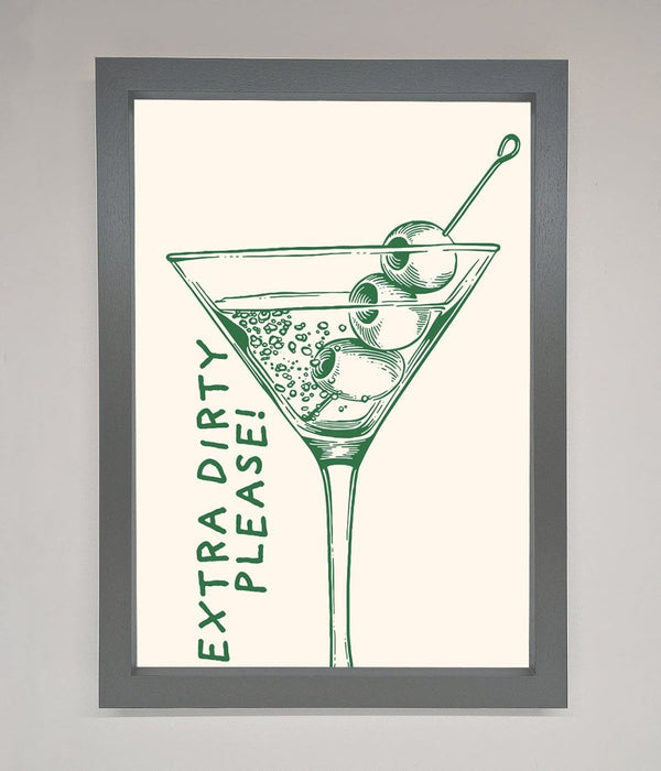 Extra Dirty Please Framed Poster - Hi Society